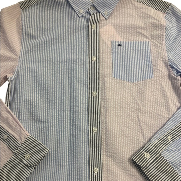 Crown & ivy | Long Sleeve Button Down Shirt Size Large Boys New No Tags - Picture 4 of 9